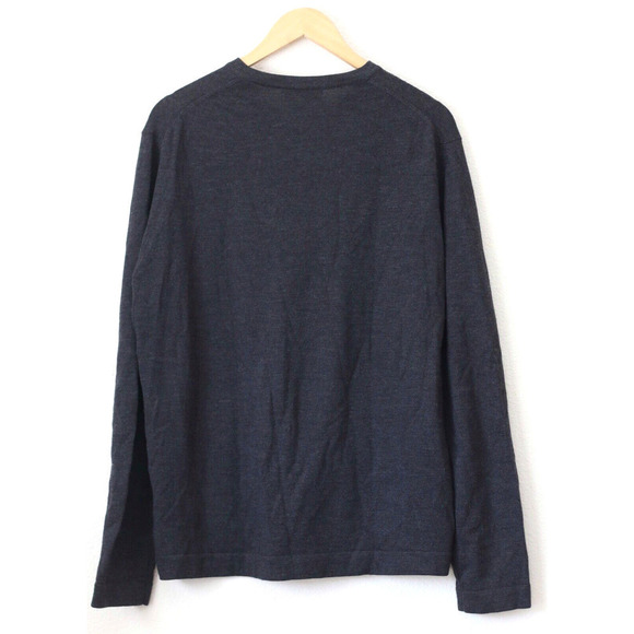 Banana Republic V Neck Sweater Mens Size Large Extra Fine Italian Merino Wool - Picture 2 of 6